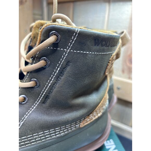 Wolverine Womens Torrent Waterproof Olive Duck Boots Size 9 M - Picture 9 of 10